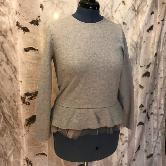 J. Crew Sweaters - J. Crew Sweater with Tulle Bottom